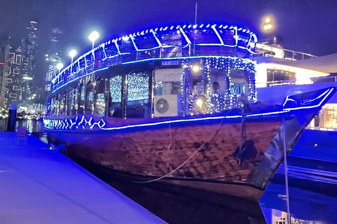 Dhow Cruise with Dinner at Dubai Marina - Arriving at Dubai Harbour for the 8:30 pm sailing