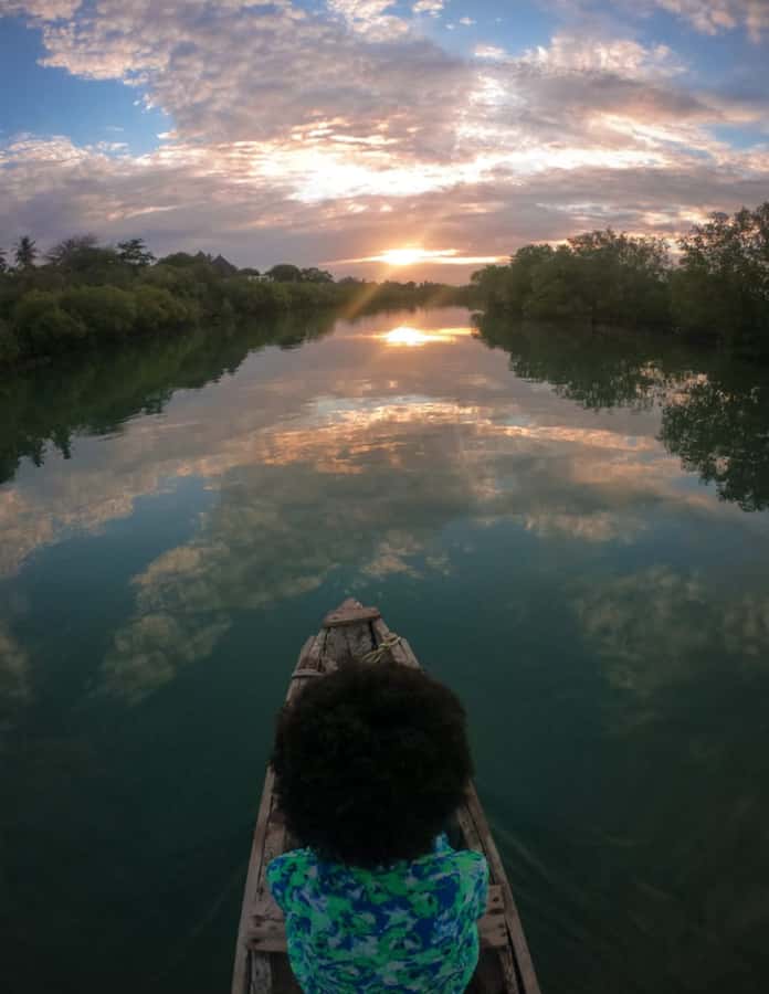 Diani Beach: Sunset Dhow Cruise with Dinner - One and a half hours among the mangroves