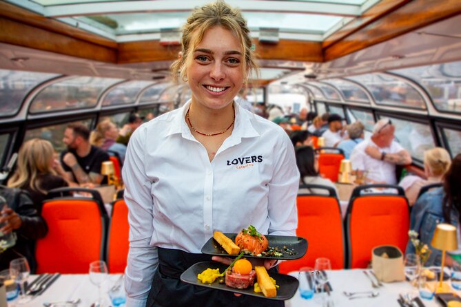 Dinner Canal Cruise Amsterdam: 4-Courses Including Drinks - Magere Brug and the Amstel after dark