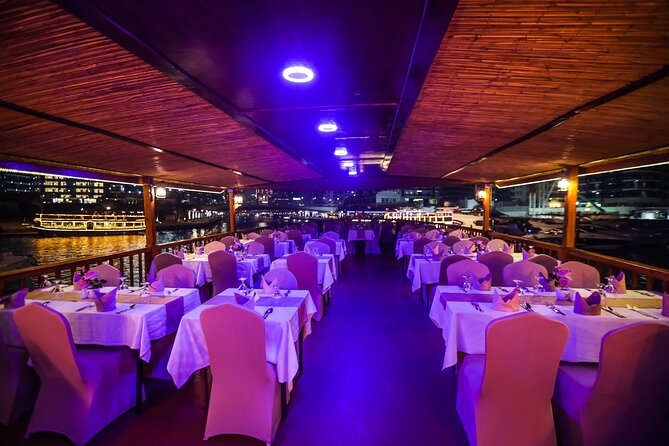 Dinner Cruise in Dubai Marina onboard Alexandra Dhow - Bluewaters and Ain Dubai from the boat