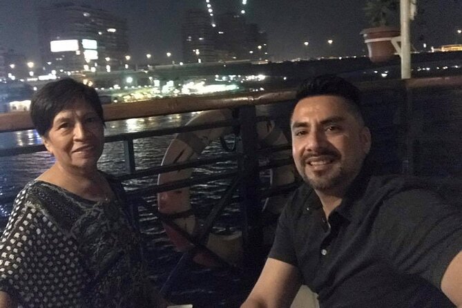 Dinner Nile Cruise belly dancer open buffer tanora show sailing on Nile - Egyptian food from the open buffet