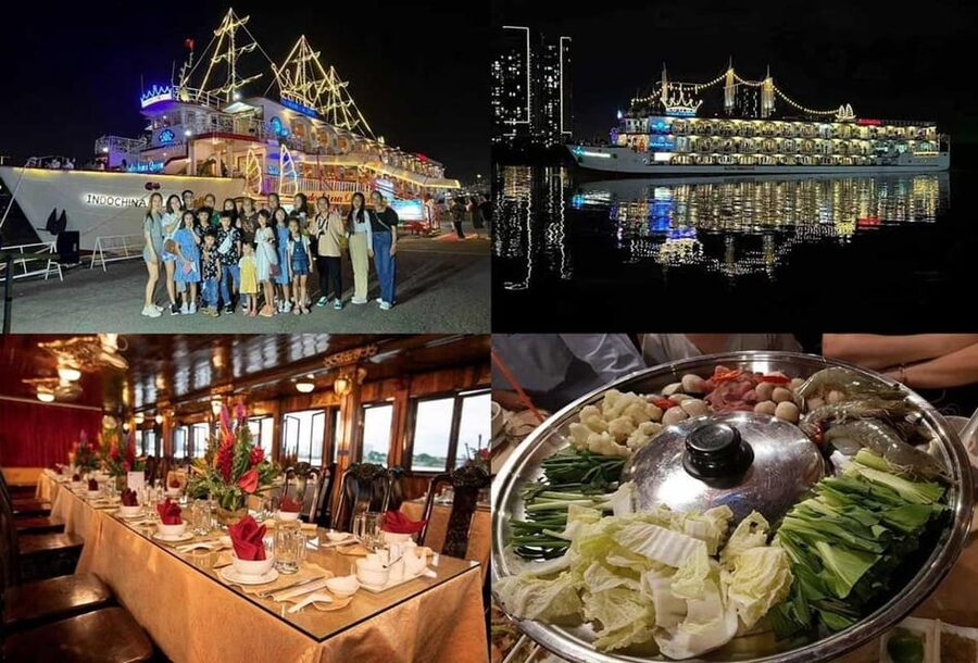 Dinner on Cruise on Saigon River - Bitexco Tower, Bridges, and Saigon After Dark