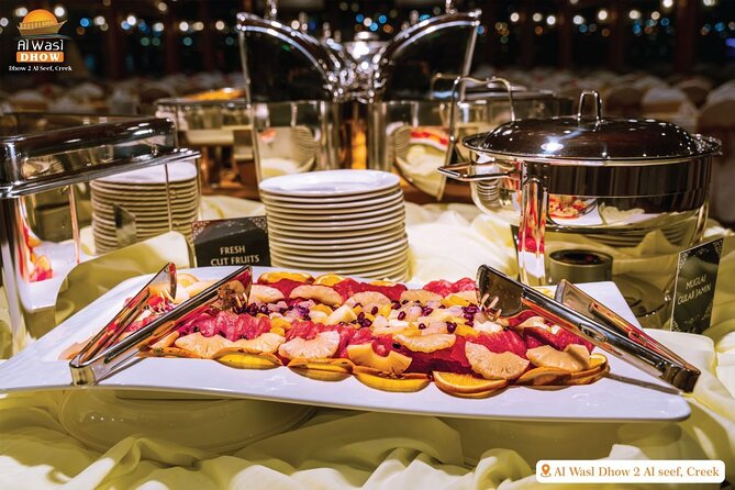 Dubai Best Dhow Cruise Dinner Buffet (Multi Cusine) - What You See During the Two-Hour Route