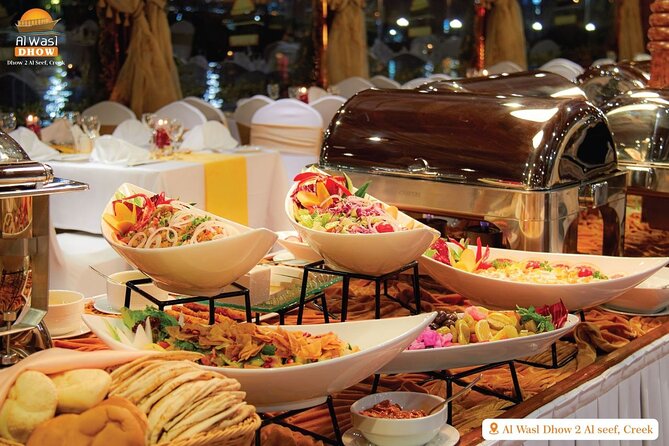 Dubai Best Dhow Cruise Dinner Buffet (Multi Cusine) - Buffet Dinner With Three Culinary Traditions