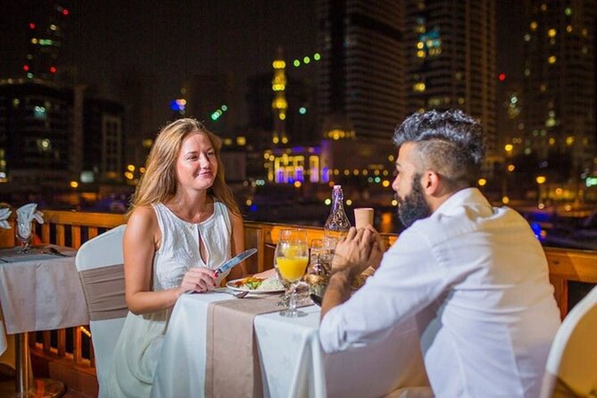 Dubai Creek Dhow Dinner Cruise - BBQ dinner with choices for vegetarian diners