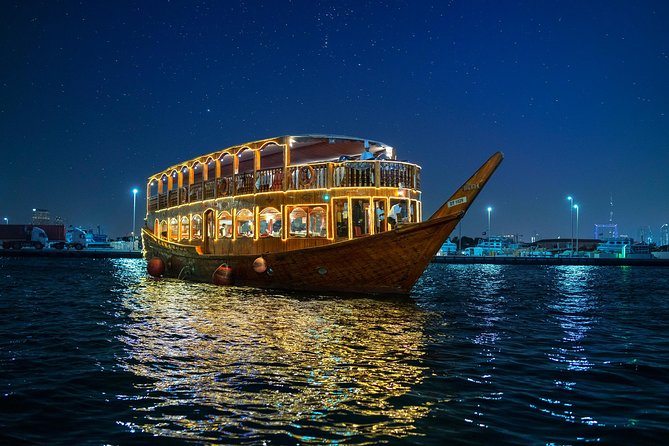 Dubai Creek Luxury Dhow Dinner Cruise with Optional Transfer - What the Dubai Creek dhow cruise actually feels like