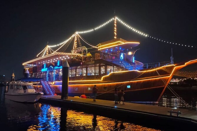 Dubai Dhow Cruise Dinner Al Seef Creek Multicusine - Key points at a glance