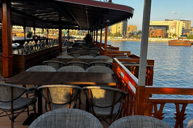 Dubai Dhow Cruise Dinner Al Seef Creek Multicusine - Tanora dance and puppet show