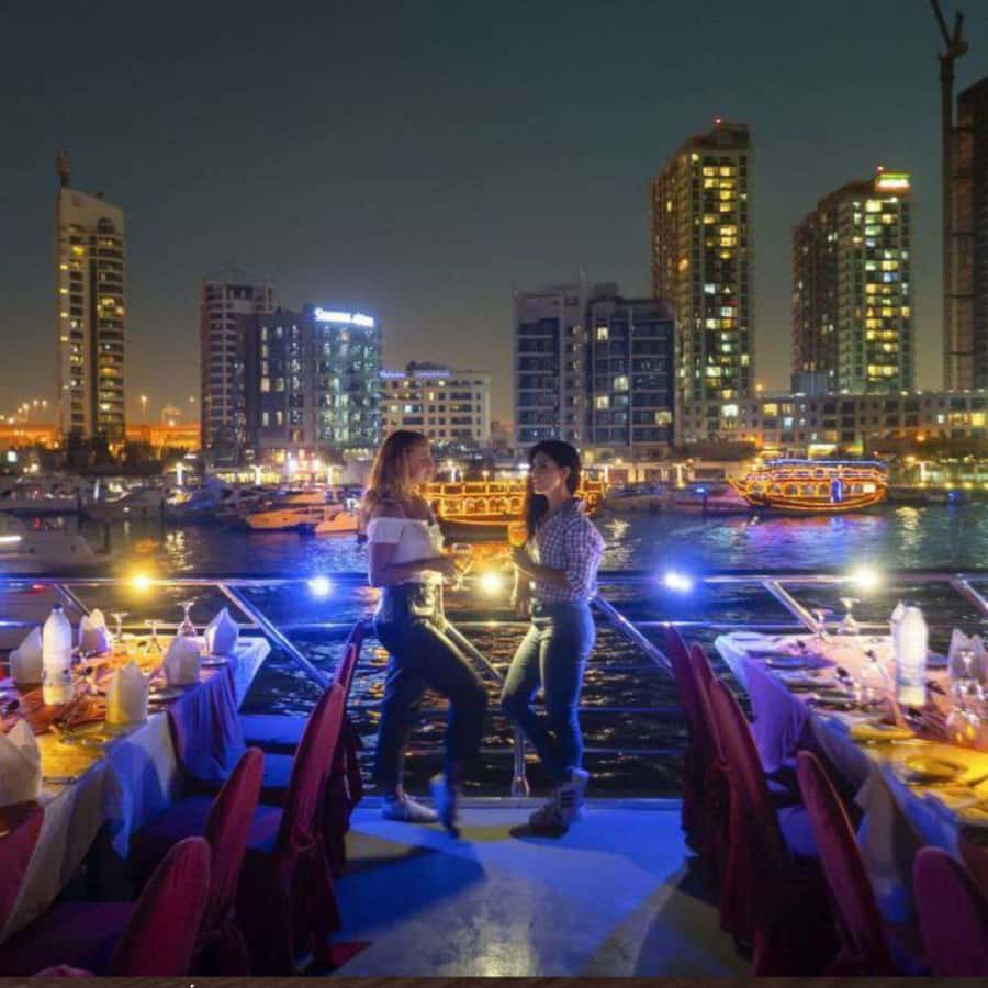 Dubai Dhow Cruise Marina Dinner with Transportation - Key points to know before booking