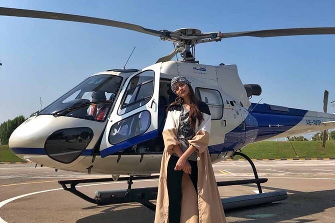 Dubai Iconic Helicopter Tour and Dhow Cruise Dinner Marina Combo - Two views of Dubai in one afternoon