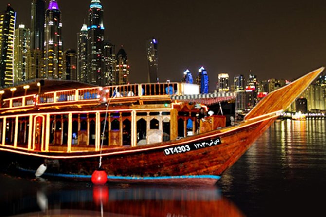 Dubai Marina Cruise Dinner with Entertainment Show - Tanura dancing and evening entertainment