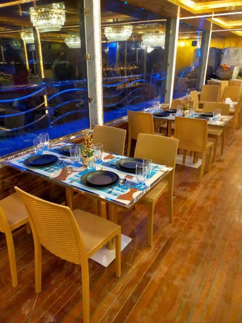 Dubai Marina Dhow Cruise: Dinner Buffet & Live Entertainment - Dubai Marina views during the first part of the cruise