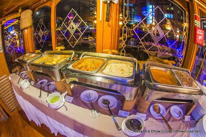 Dubai Marina Dhow Dinner Cruise with Transfers - From hotel pickup to the Dubai Marina departure point