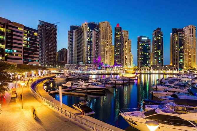 Dubai Marina Dinner Cruise with Transfers - The first 20 minutes through the marina canal