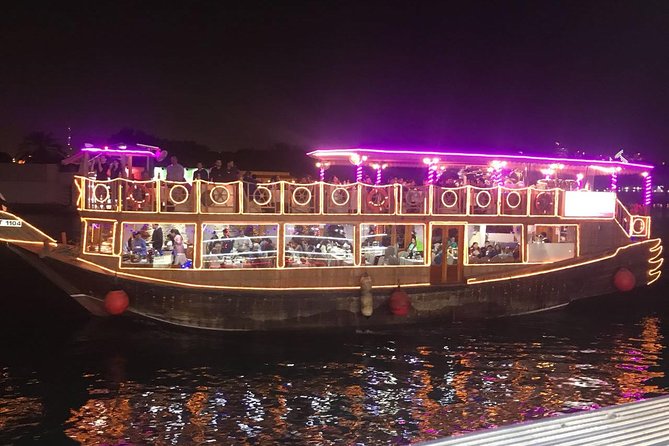 Dubai Marina Luxury Dinner Cruise with Buffet, Live Entertainment - What Dinner Includes at $52