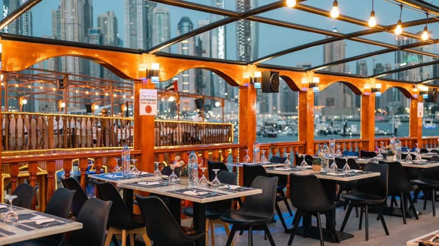 Dubai: Scenic Dhow Cruise with Buffet Dinner and Live Shows - Music, Tanoura Dance, and the Puppet Show
