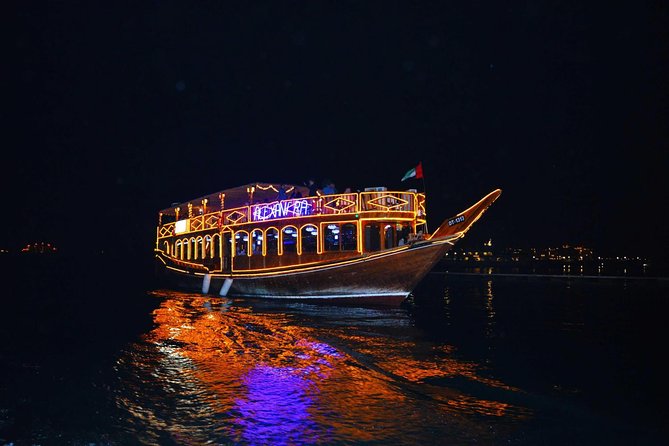 Evening Dhow Dinner Cruise in Dubai - Tanoura dancing after dinner