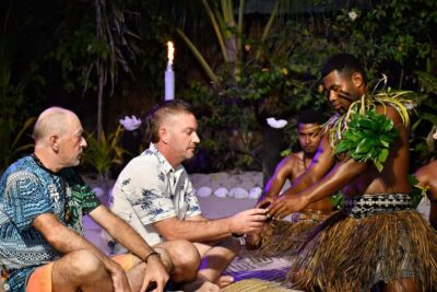 Fiji: Sunset Cruise with Dinner and Fire Show