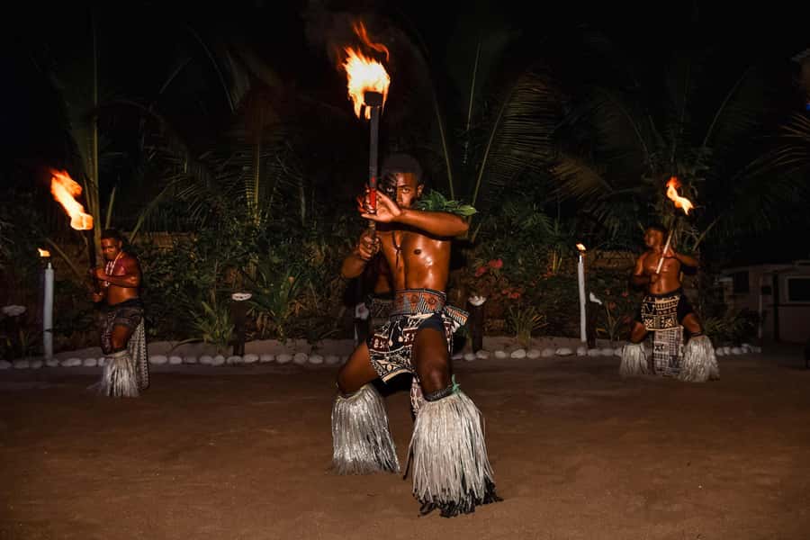 Fiji: Sunset Cruise with Dinner and Fire Show - Firewalking, knife dancing, and the main show