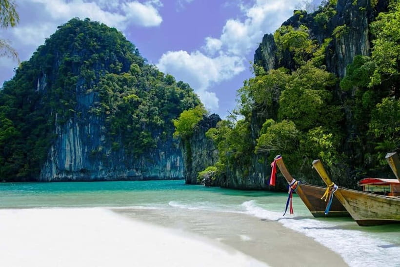 From Ao Nang Hong Island Longtail Cruise with Sunset Dinner - Key points at a glance