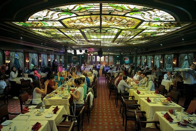 From Cairo: 5 Stars Nile Dinner Cruise with Live Entertainment - Cairo by night from the Nile