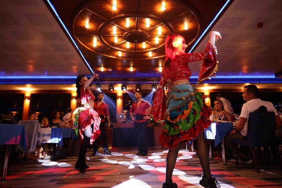 From Istanbul: Bosphorus Dinner Cruise Tavern & World Show - From hotel lobby to the yacht