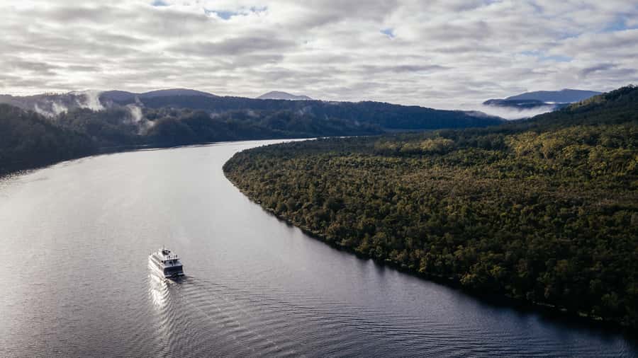 From Strahan: Evening Dinner Cruise on the Gordon River - Heritage Landing and the Huon pine