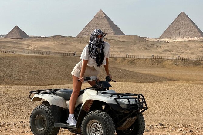 Giza pyramids,Sphinx,ATV bike,Camel ride, Dinner cruise& shopping - What this Cairo and Giza day actually includes