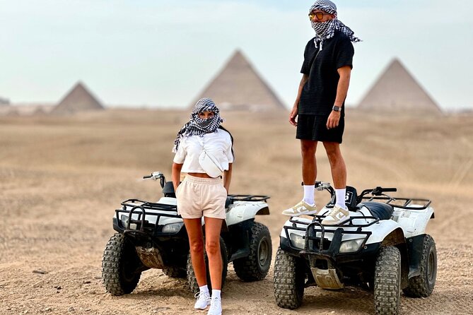 Giza pyramids,Sphinx,ATV bike,Camel ride, Dinner cruise& shopping - Why the private format matters in Cairo