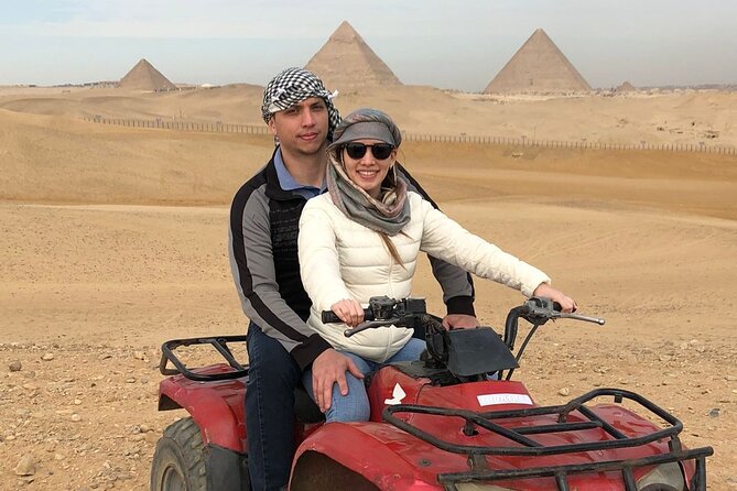 Giza pyramids, Sphinx, ATV bike, Lunch,Camel ride, Dinner cruise& shopping tour - Why this Cairo day works for first-time visitors
