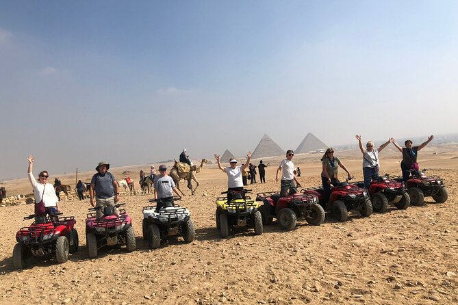 Giza pyramids, Sphinx, ATV bike, Lunch,Camel ride, Dinner cruise& shopping tour - Two hours on the Nile after dark