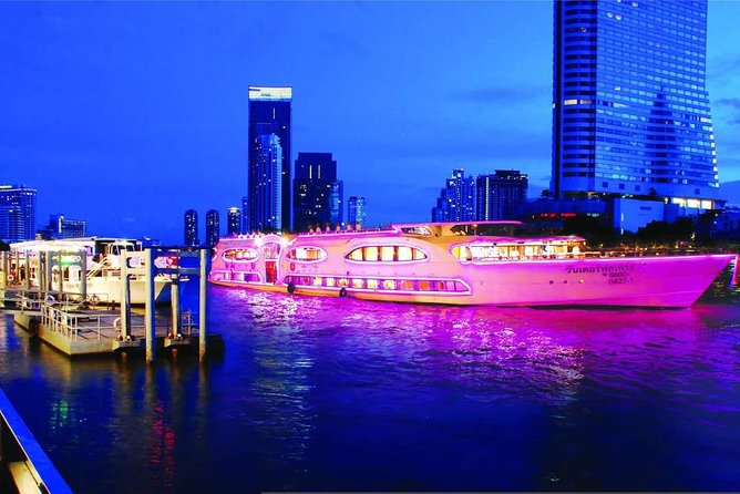 Grand Pearl Dinner Cruise Experience at Bangkok with Pickup - Two hours on the Chao Phraya River