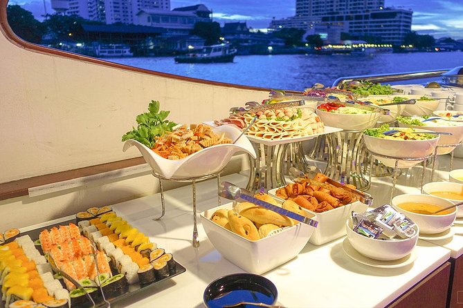 Grand Pearl Dinner Cruise Experience at Bangkok with Pickup - From hotel pickup to River City Pier