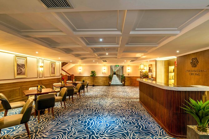Halong Bay Luxury Dinner Cruise - Ambassador - Fireworks over the bay at 8:30 pm