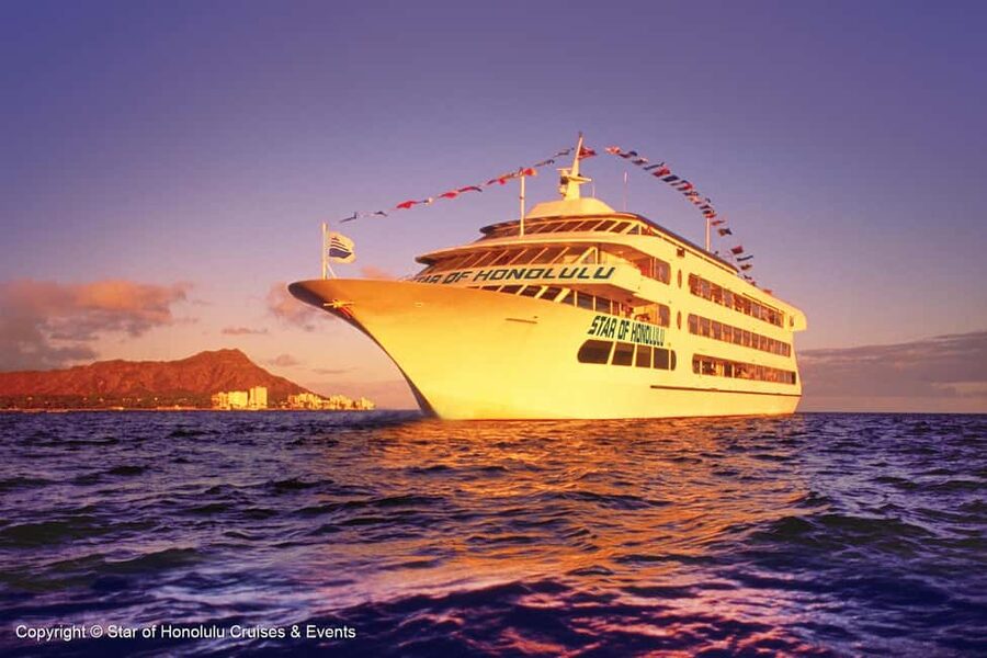 Honolulu: Nova Five Star Sunset Dinner Cruise with Live Jazz - Boarding at Aloha Tower Marketplace at 4:45 PM