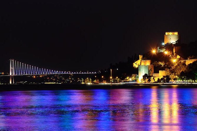 Istanbul Bosphorus Dinner Cruise and Turkish Night Show with DJ - Under the Bosphorus Bridge