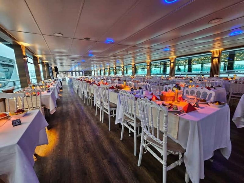 Istanbul: Bosphorus Dinner Cruise with Live Entertainment - The opening view of Dolmabahçe Palace