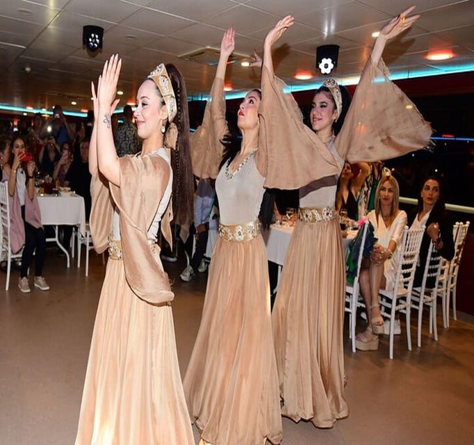 Istanbul: New Year's Eve Bosphorus Dinner Cruise Party 2027 - The scenery from Europe to Asia