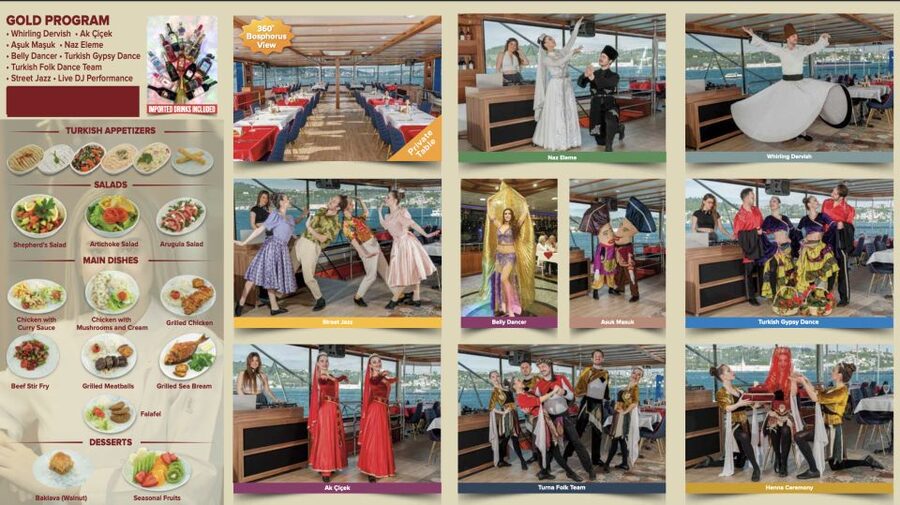 Istanbul: Turkish Night on the Bosphorus Dinner Cruise - The Turkish Night stage program