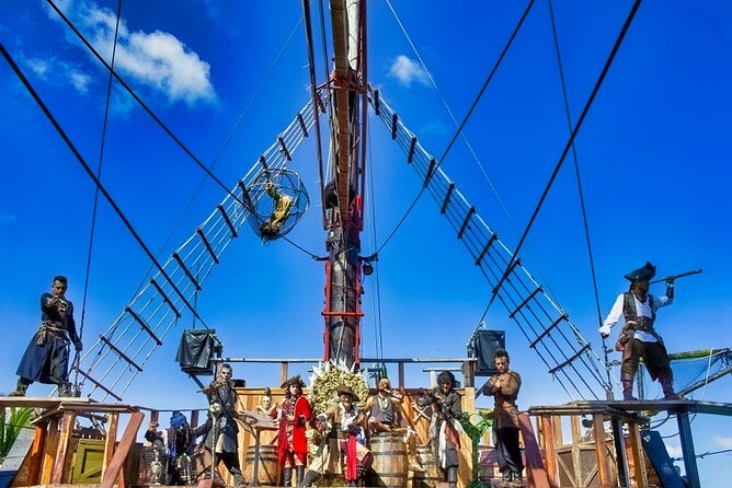 Jolly Roger Pirate Show and Dinner Cruise with Open Bar - Boarding the replica galleon at 6:30 pm