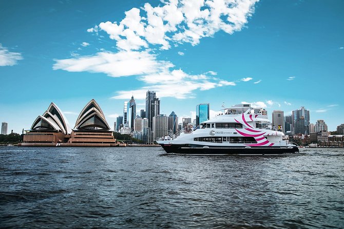 Journey Beyond All-Inclusive Sydney Harbour Dinner Cruise - Passing the Harbour Bridge at the start