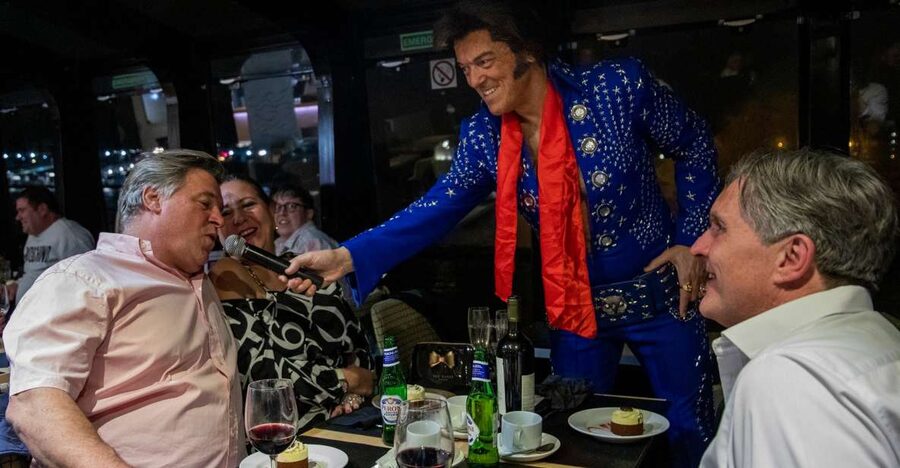 London: Dinner Cruise with Elvis Tribute on the Thames River - Is $123 good value for a London evening?