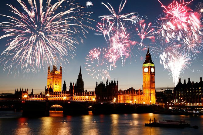 London New Year's Eve Dinner Cruise - HMS Belfast, Shakespeare’s Globe, and St Paul’s