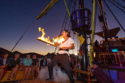 Los Cabos: Pirate Ship Sunset Cruise & Show with Dinner