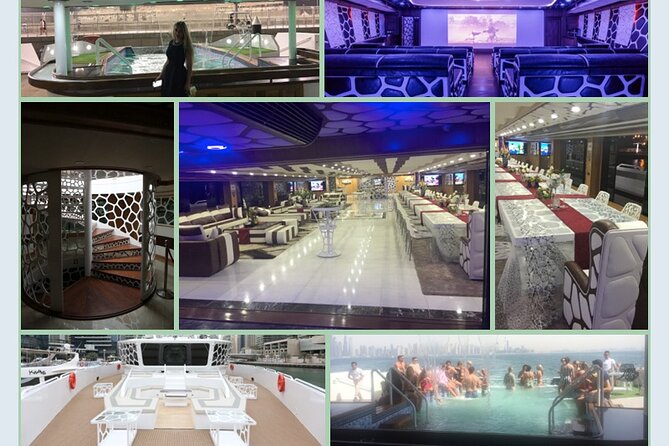 Luxury 7 Star Mega Yacht Dinner Cruise with International Buffet - Welcome drinks, water, and included beverages