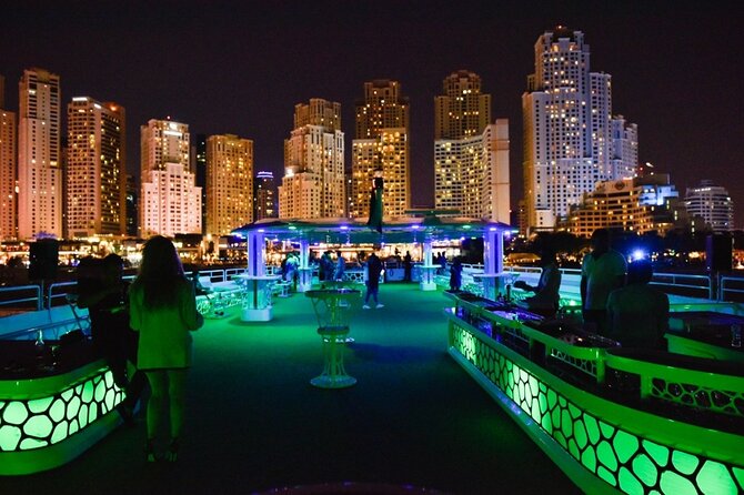 Luxury 7 Star Mega Yacht Dinner Cruise with International Buffet - Tanura dancing, live singing, and background music