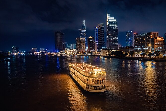 Luxury Dhow Dinner Cruise at Dubai Marina with Dinner & Transfers - The Dubai Marina skyline from the water