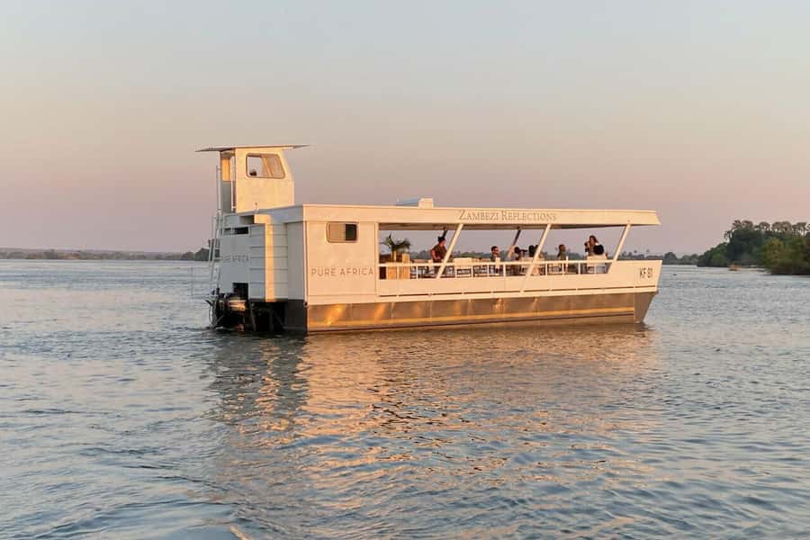 Luxury Sunset Dinner Cruise with 4-Course Meal - Boarding the Zambezi Breeze or Zambezi Reflections