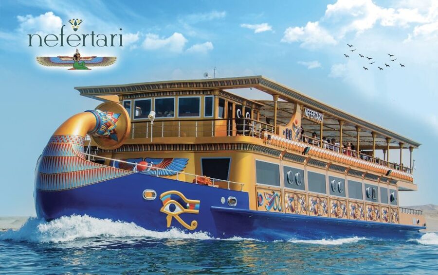 Marsa Alam: Nefertari Sunset Turtle Bay Cruise with Dinner - Up to 45 minutes in the water