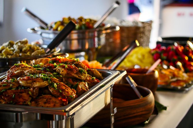 Maui Sunset Dinner Cruise - A Hawaiian Hula Experience - Dinner is hearty, casual, and buffet style